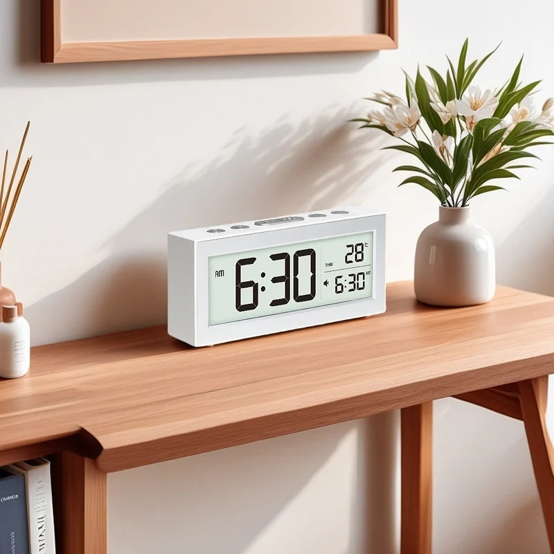 Battery Powered Digital Alarm Clock