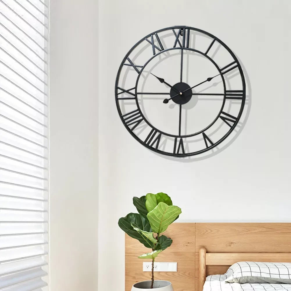 Large Roman Numeral Wall Clock