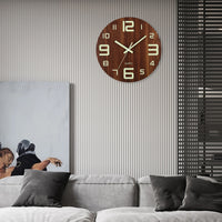 Luminous Silent Wall Clock