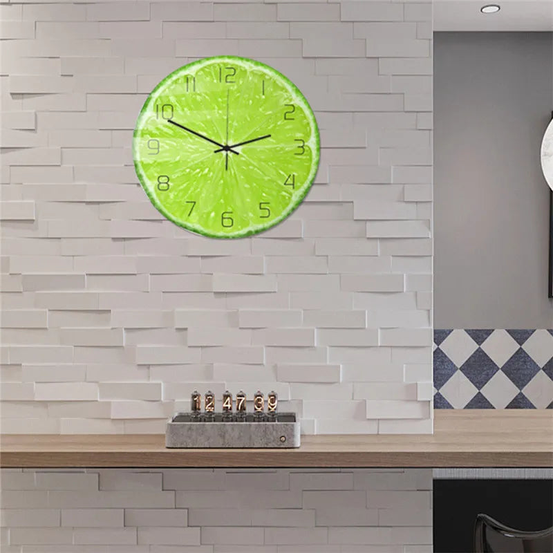 Modern Green Wall Clock