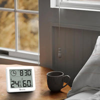 Digital Alarm Clock With Temperature And Humidity
