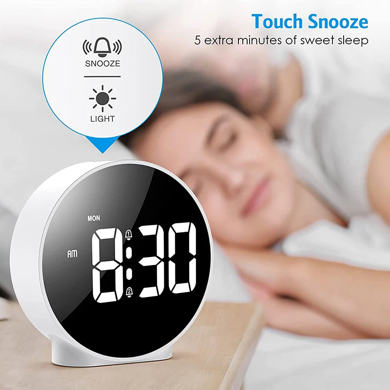 Digital Table Clock With Alarm