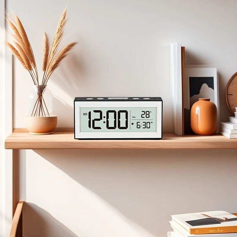Battery Powered Digital Alarm Clock
