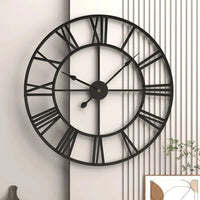 Large Roman Numeral Wall Clock