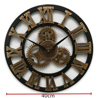 Clock Wall Wood Large Old European