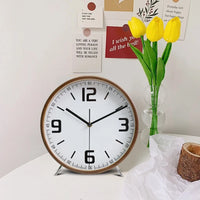 Silent Wooden Wall Clock