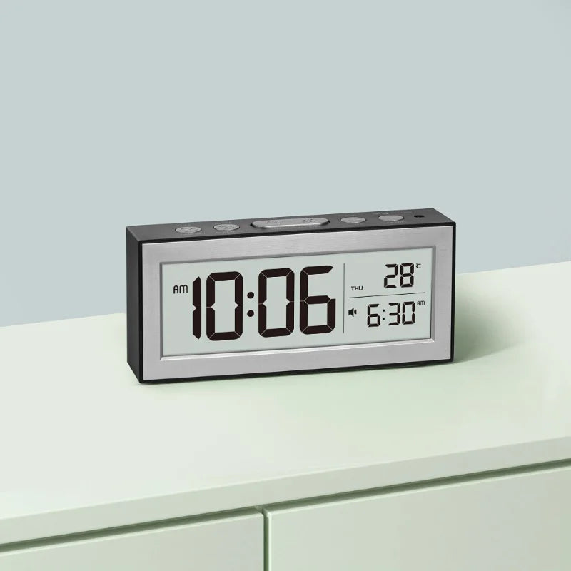 Battery Powered Digital Alarm Clock