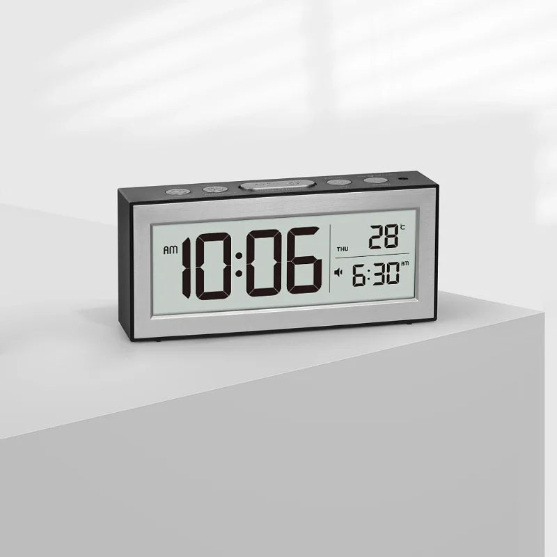 Battery Powered Digital Alarm Clock