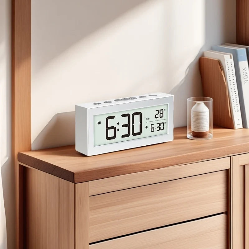 Battery Powered Digital Alarm Clock