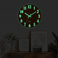 Luminous Silent Wall Clock