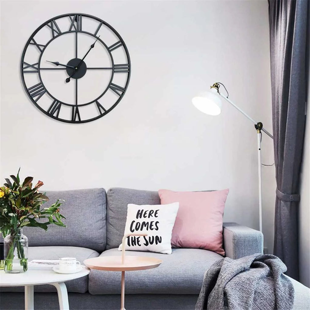 Large Roman Numeral Wall Clock