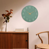 Green Kitchen Wall Clock