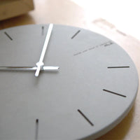 Modern Grey Wall Clock