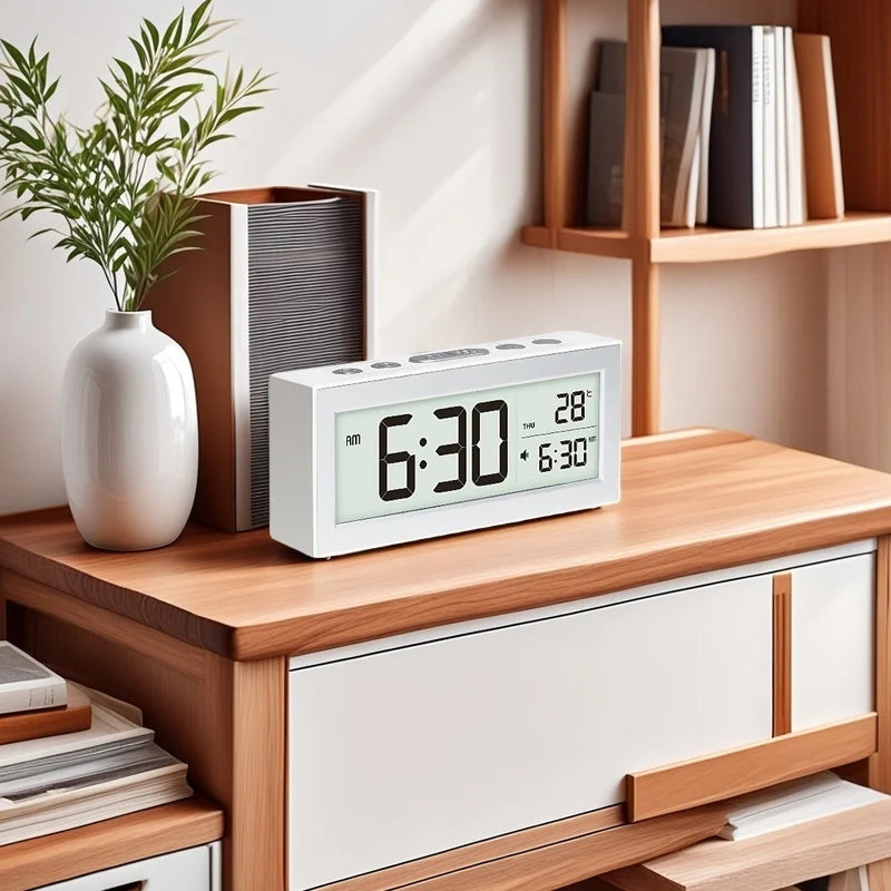 Battery Powered Digital Alarm Clock