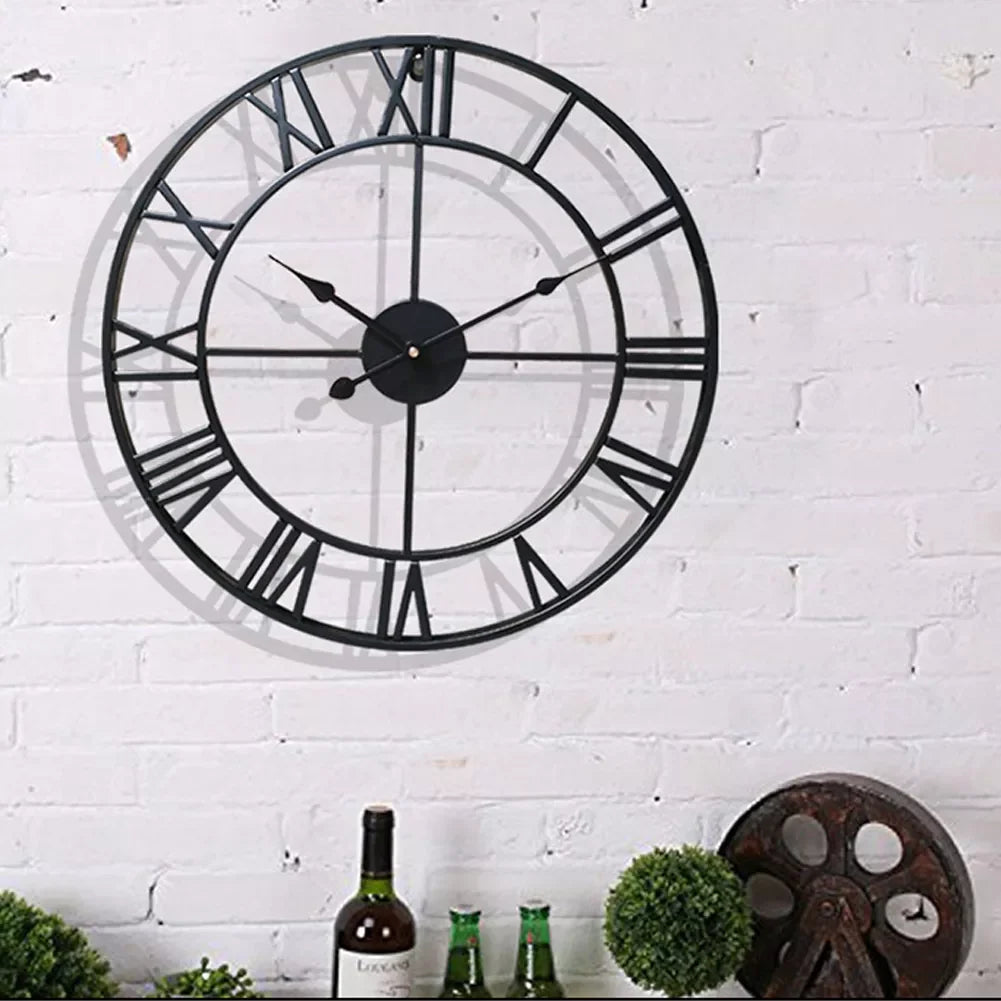 Large Roman Numeral Wall Clock