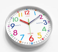 Children's Learning Clock On The Wall