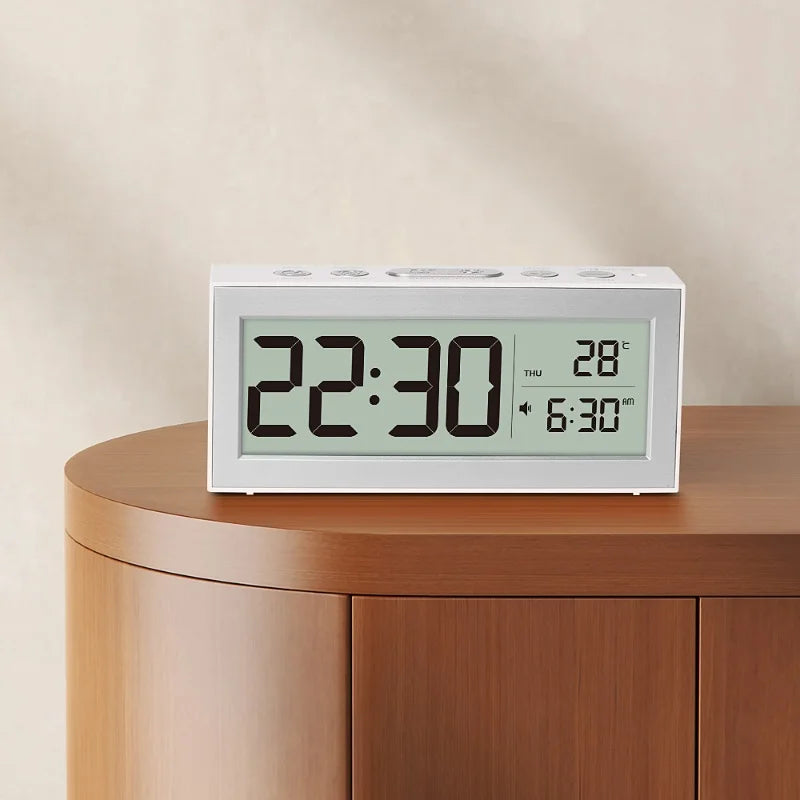 Battery Powered Digital Alarm Clock