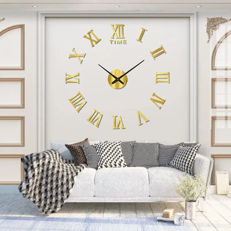 Wall Clock 3D Acrylic Large
