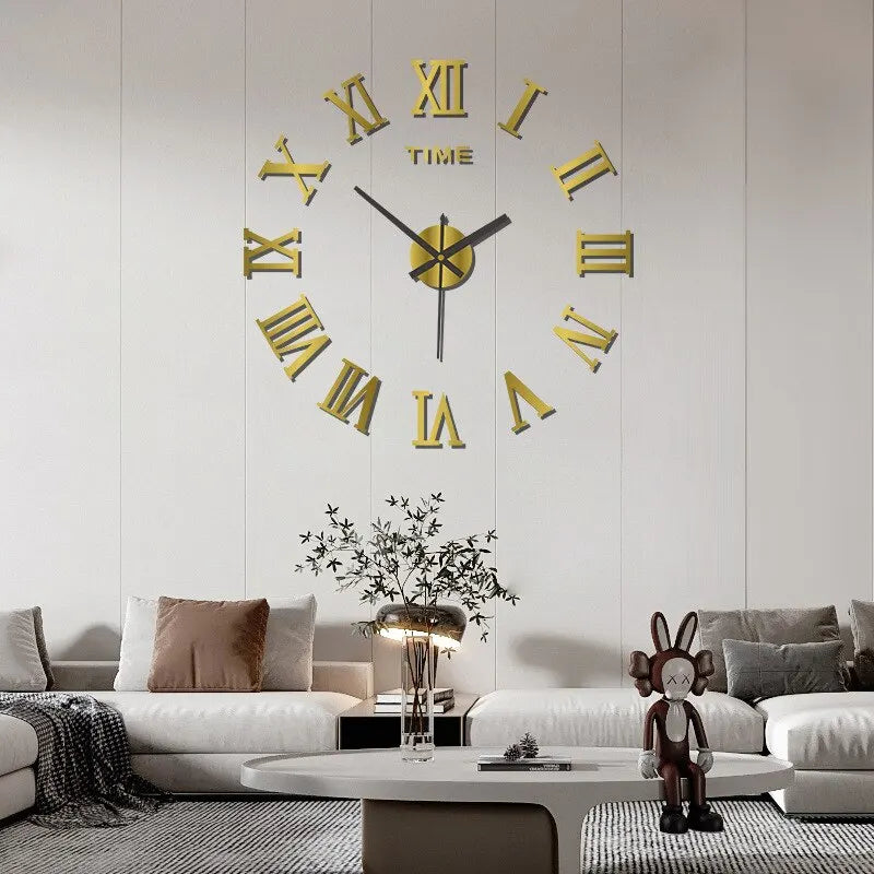 Wall Clock 3D Acrylic Large