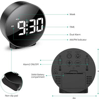 Digital Table Clock With Alarm