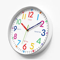 Children's Learning Clock On The Wall