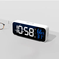 Digital Clock With Temperature And Humidity Display