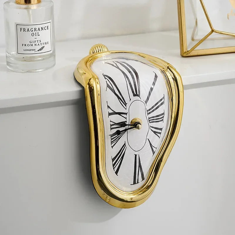 Melting Clock Dali Inspired Wall Clock
