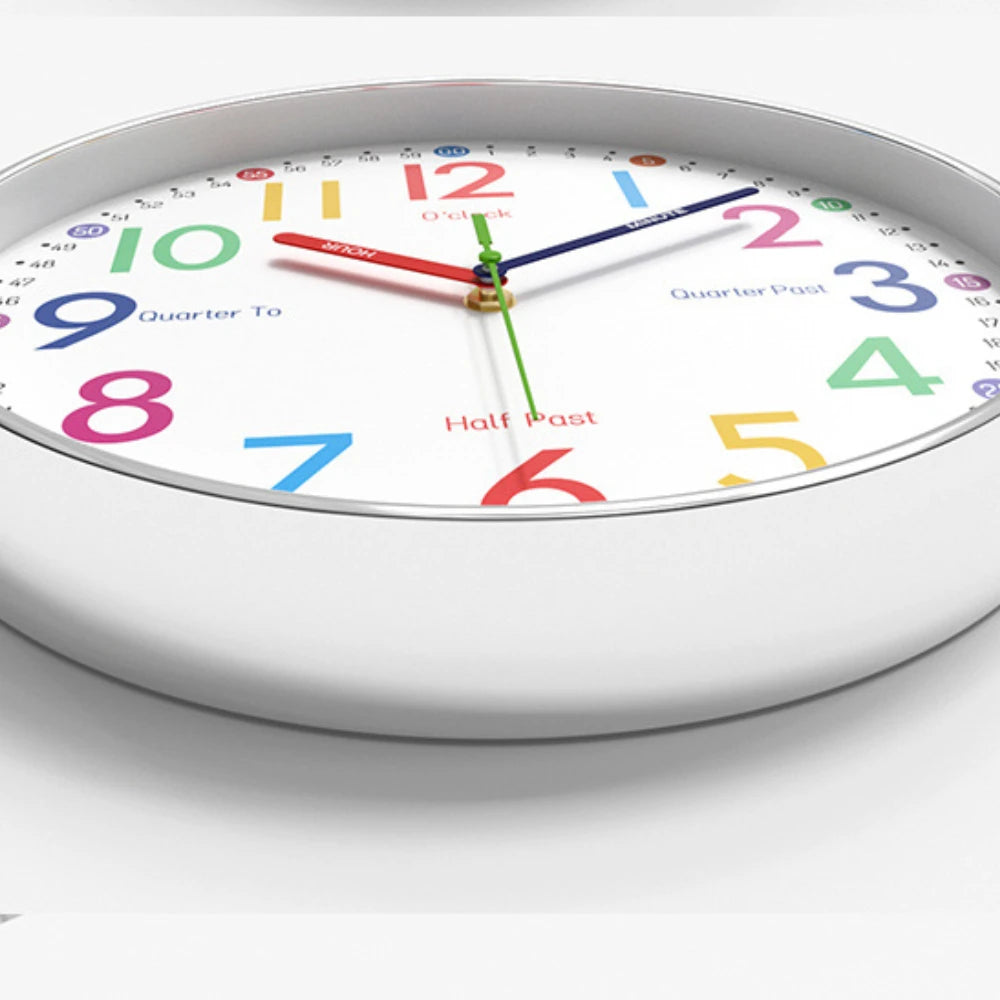 Children's Learning Clock On The Wall