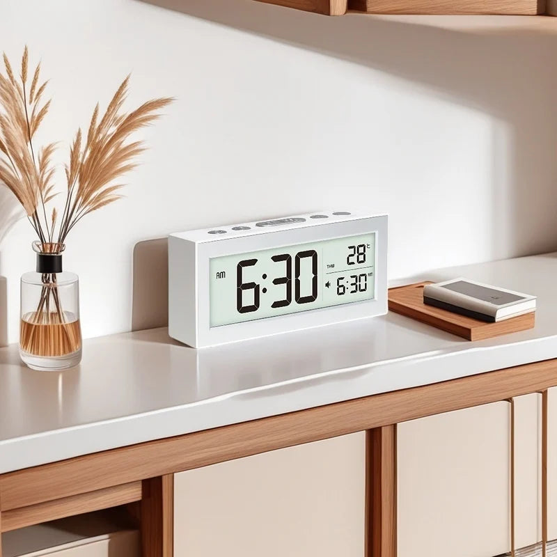 Battery Powered Digital Alarm Clock