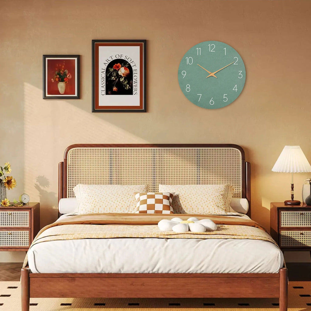 Green Kitchen Wall Clock