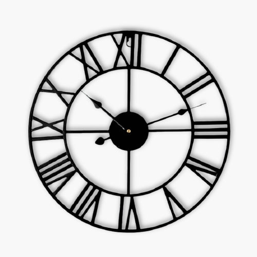 Large Roman Numeral Wall Clock