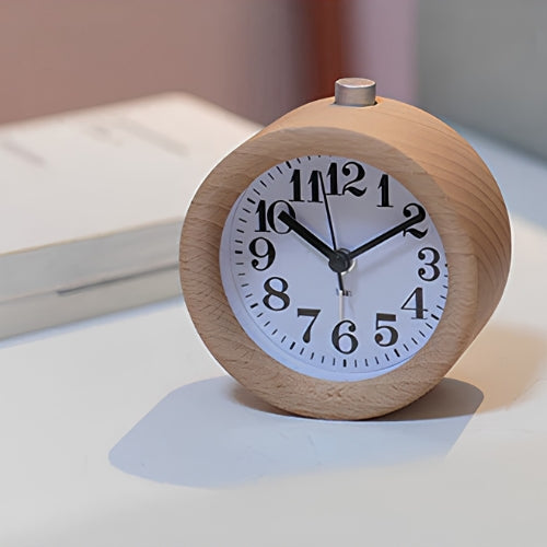 Wooden Round Clock