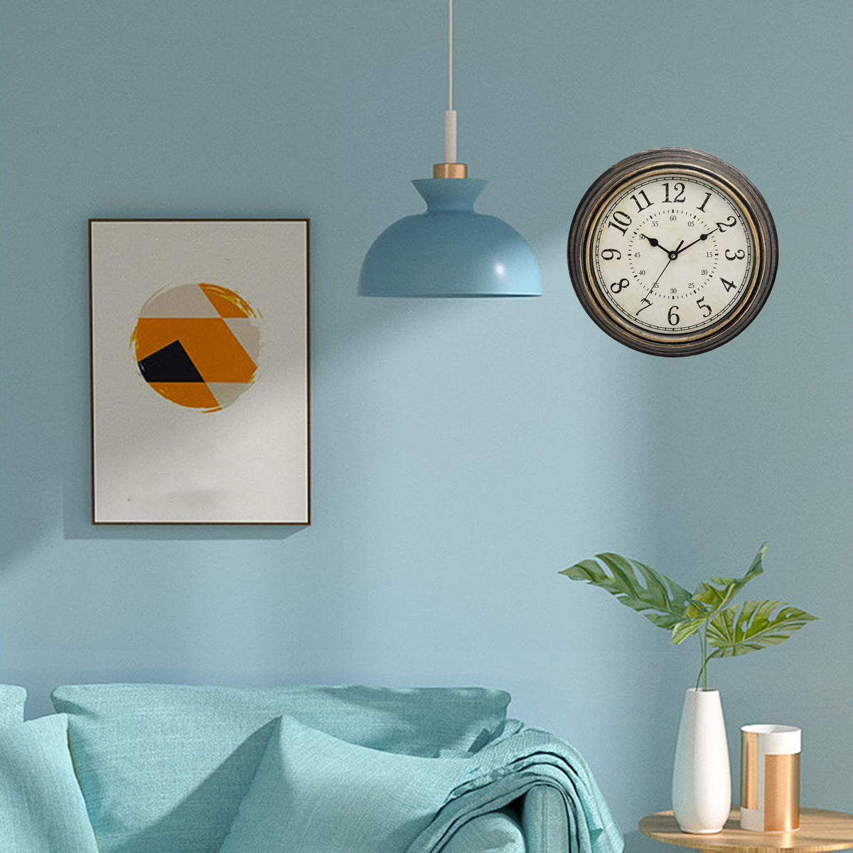 Vintage Quartz Wall Clock