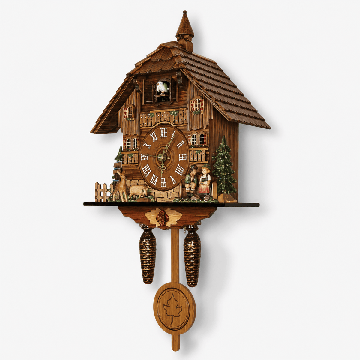 FinestClock Antique Wooden Cuckoo Clock