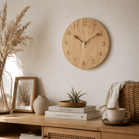 FinestClock Classic Wooden Wall Clock