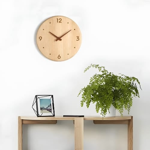 FinestClock Classic Wooden Wall Clock
