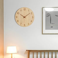 FinestClock Classic Wooden Wall Clock
