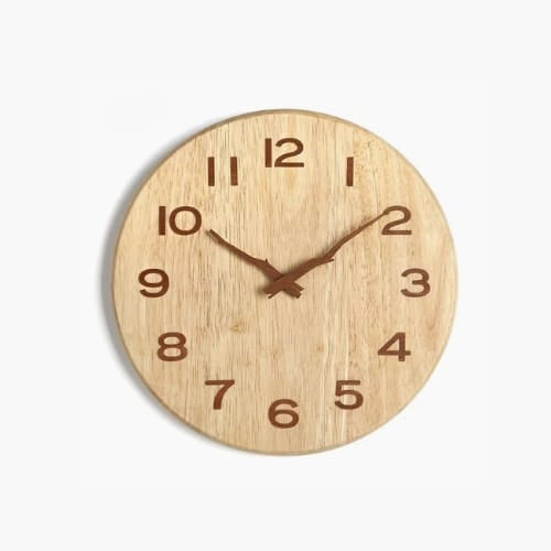 FinestClock Classic Wooden Wall Clock