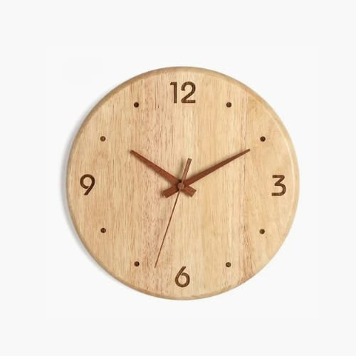 FinestClock Classic Wooden Wall Clock