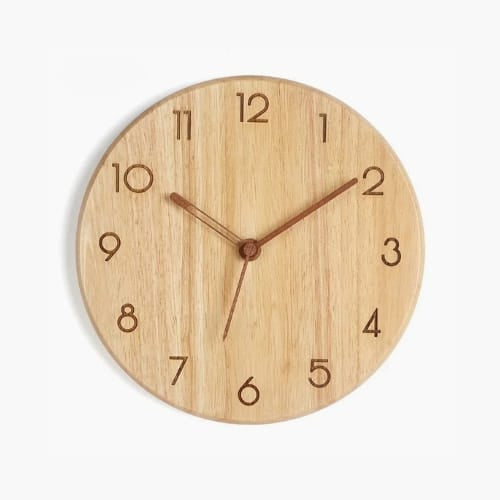 FinestClock Classic Wooden Wall Clock