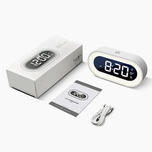 FinestClock Digital Alarm Clock With Music