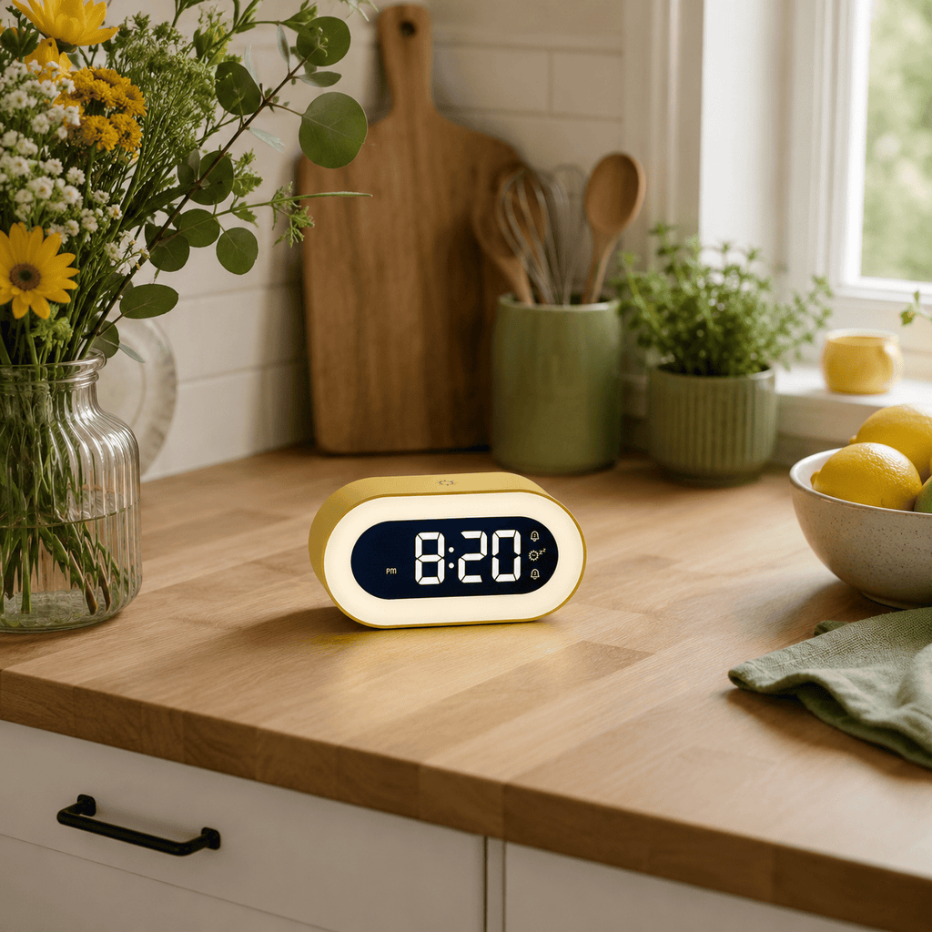 FinestClock Digital Alarm Clock With Music