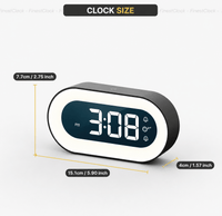 FinestClock Digital Alarm Clock With Music