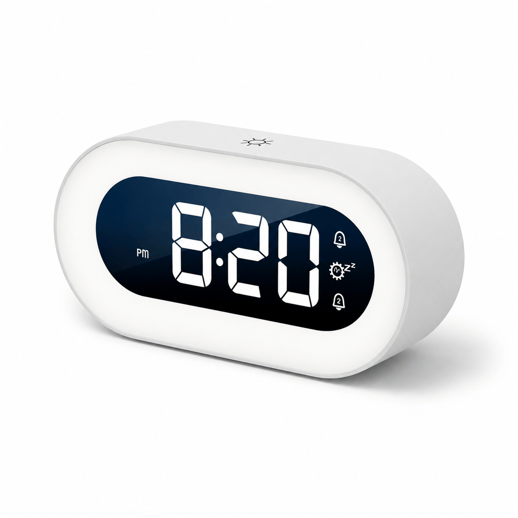 FinestClock Digital Alarm Clock With Music