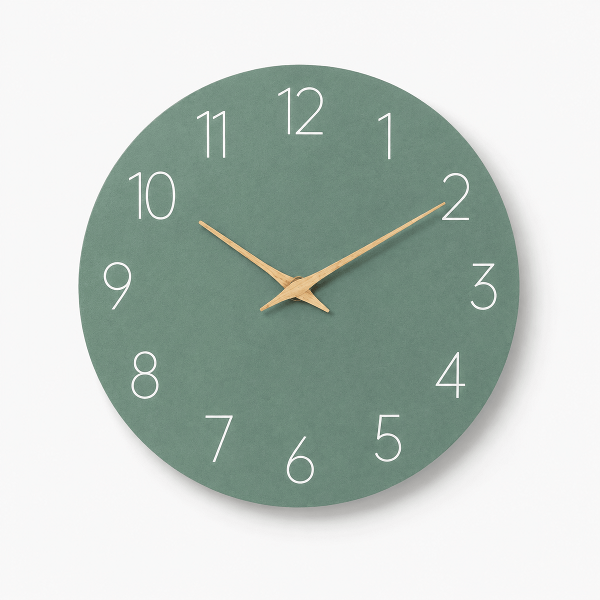 FinestClock Green Kitchen Wall Clock