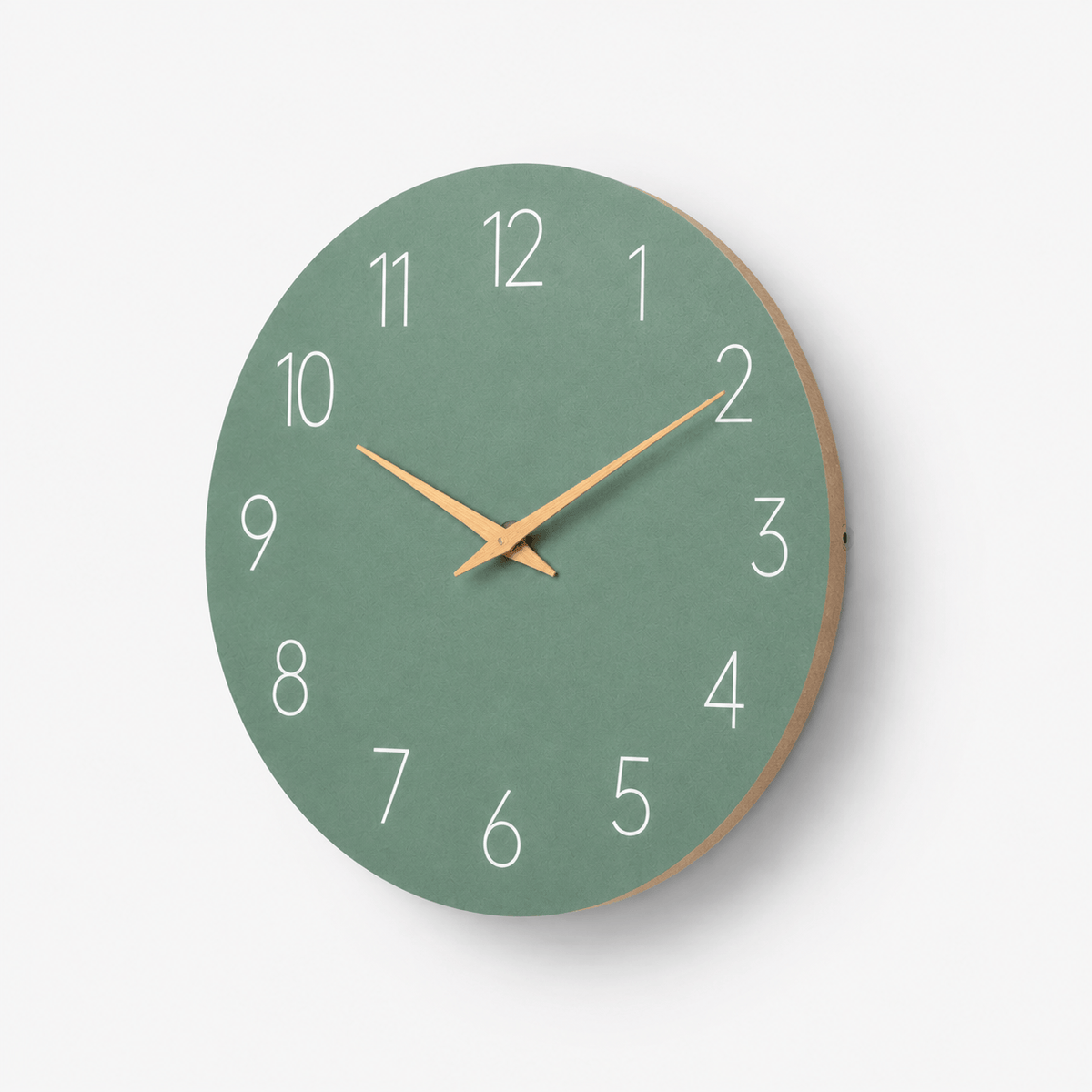 FinestClock Green Kitchen Wall Clock