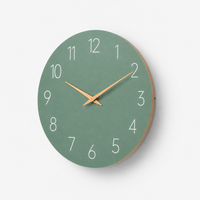 FinestClock Green Kitchen Wall Clock