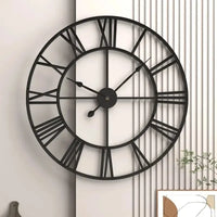 FinestClock Large Roman Numeral Wall Clock