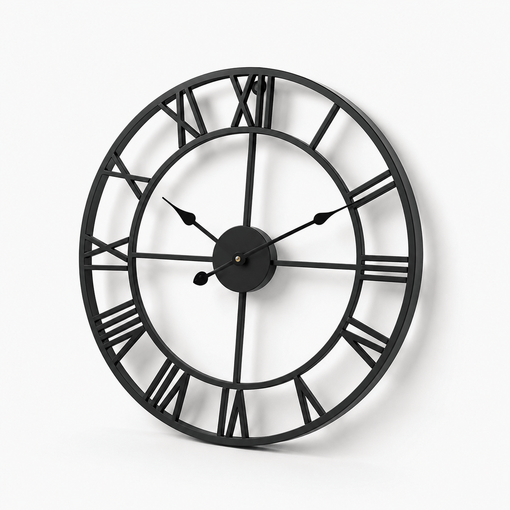 FinestClock Large Roman Numeral Wall Clock
