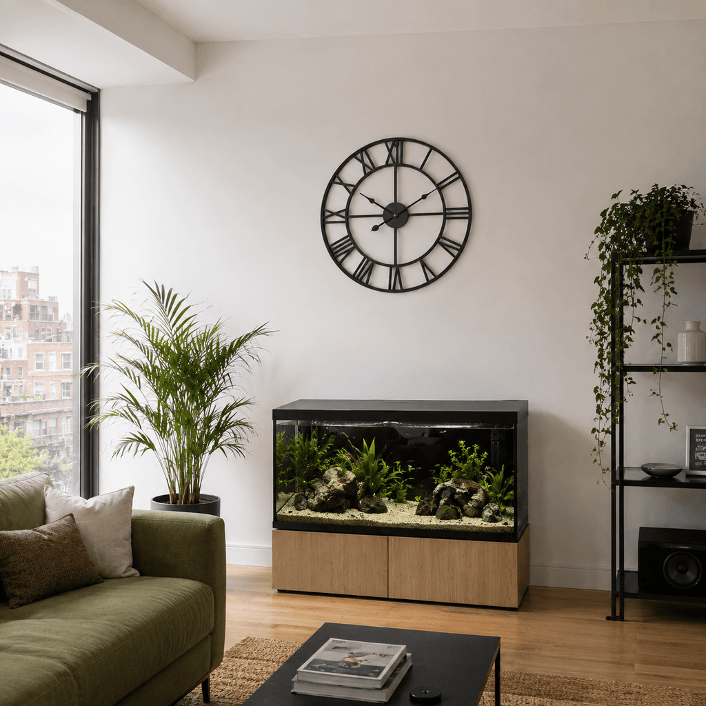FinestClock Large Roman Numeral Wall Clock